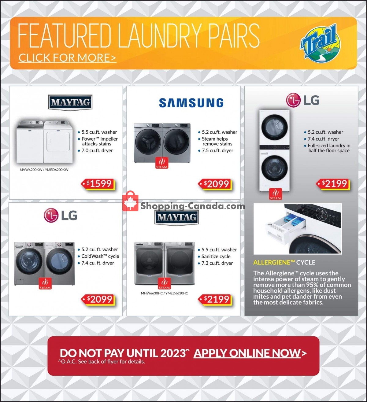 Trail Appliances flyer from Thursday September 30, 2021 to Wednesday October 13, 2021 - page 7