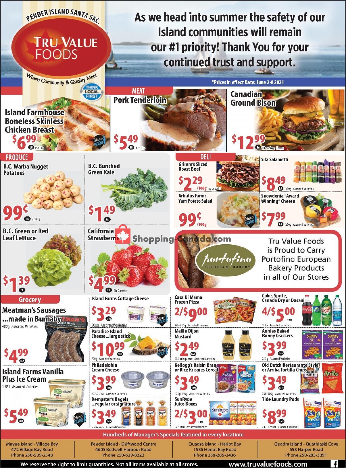 Tru Value Foods flyer from Wednesday June 2, 2021 to Tuesday June 8, 2021 - page 1