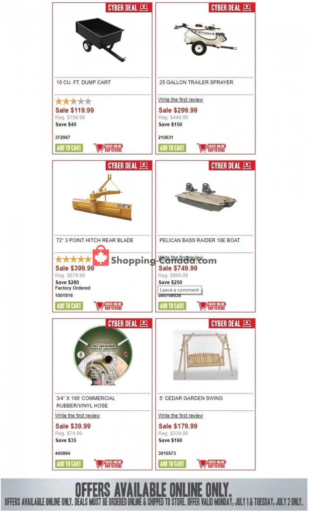 TSC Stores flyer from Monday July 1, 2019 to Tuesday July 2, 2019 - page 8