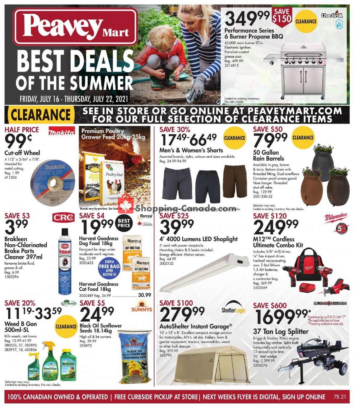 TSC Stores flyer from Friday July 16, 2021 to Thursday July 22, 2021 - page 1