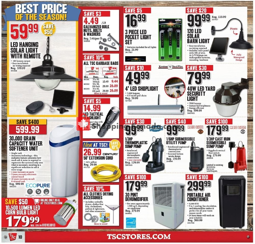 TSC Stores flyer from Friday July 12, 2019 to Thursday July 18, 2019 - page 10