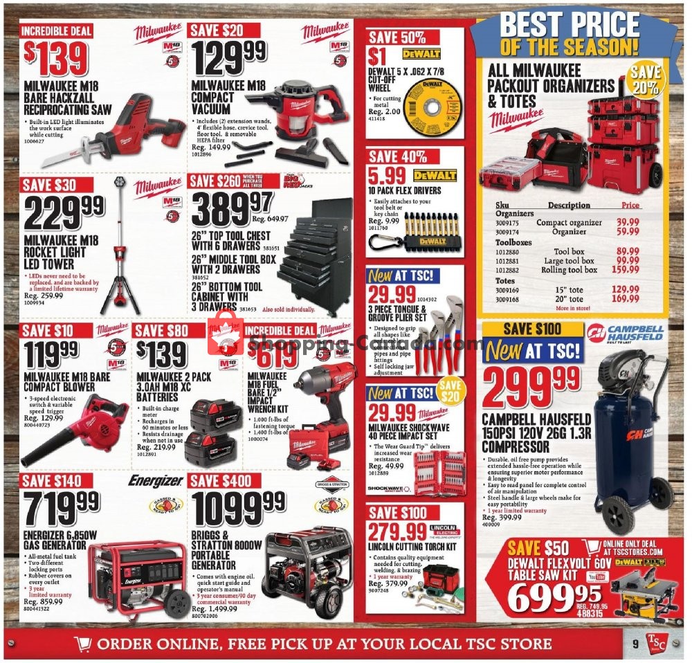 TSC Stores flyer from Friday July 12, 2019 to Thursday July 18, 2019 - page 9