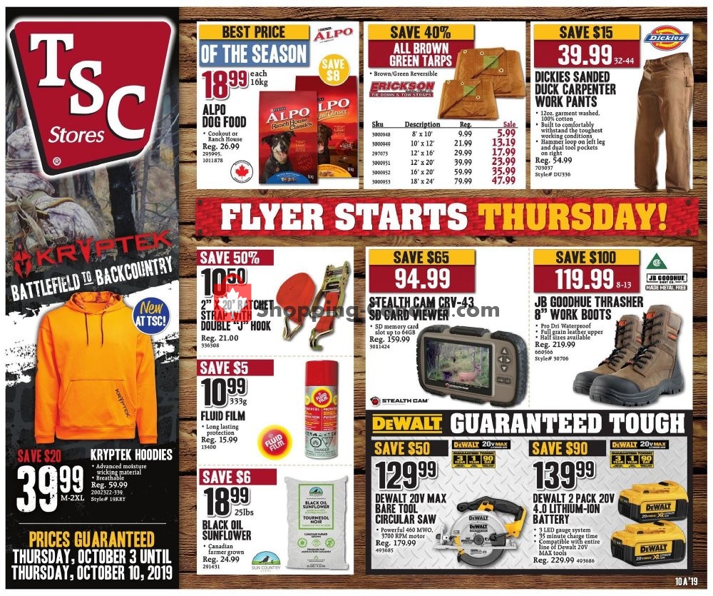 TSC Stores flyer from Thursday October 3, 2019 to Thursday October 10, 2019 - page 13