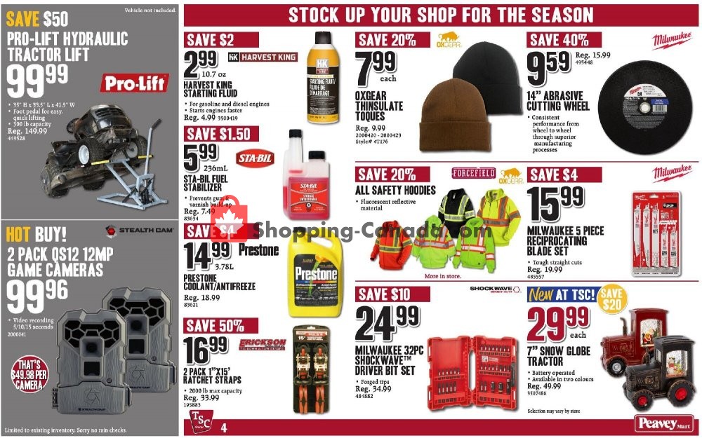 TSC Stores flyer from Friday October 16, 2020 to Thursday October 22, 2020 - page 4