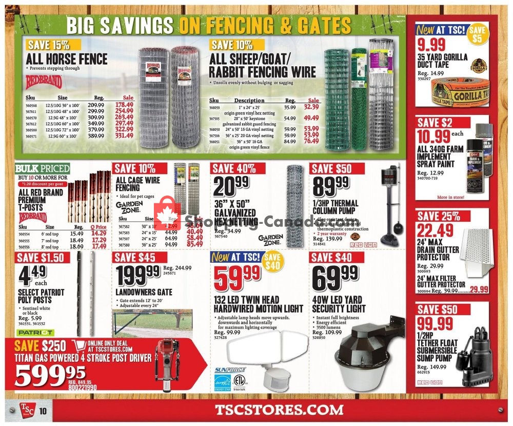 TSC Stores flyer from Thursday April 18, 2019 to Thursday April 25, 2019 - page 20