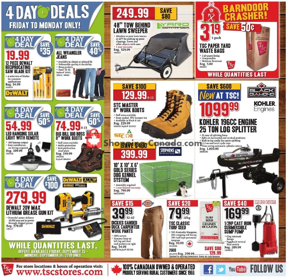 TSC Stores flyer from Friday September 13, 2019 to Thursday September 19, 2019 - page 16