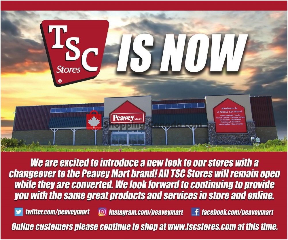 TSC Stores Canada, flyer (Life On The Farm Essentials) January 15