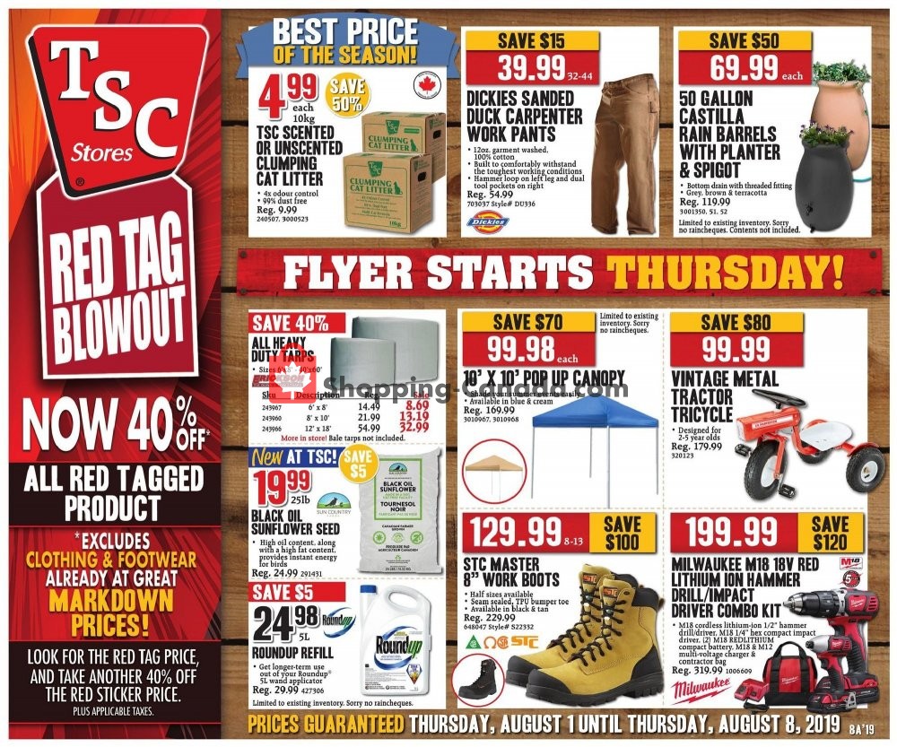 TSC Stores flyer from Thursday August 1, 2019 to Thursday August 8, 2019 - page 3