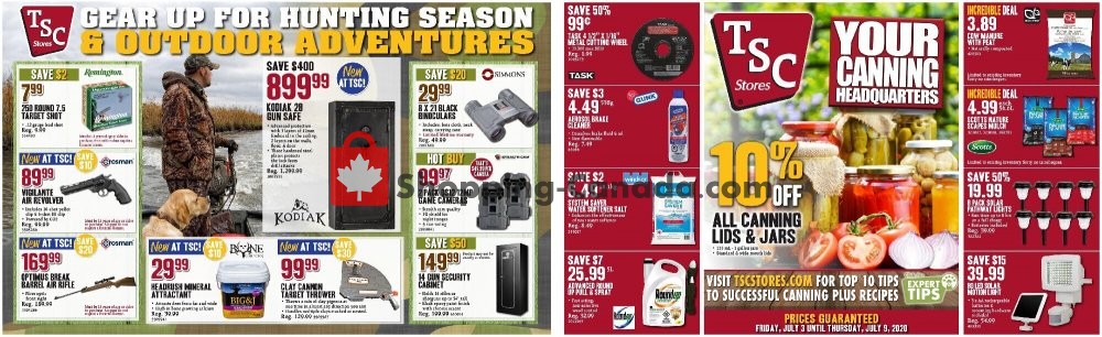 TSC Stores flyer from Friday July 3, 2020 to Thursday July 9, 2020 - page 1