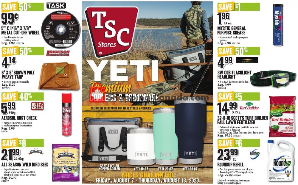 TSC Stores Canada, flyer (Special Offer) August 7 August 13, 2020