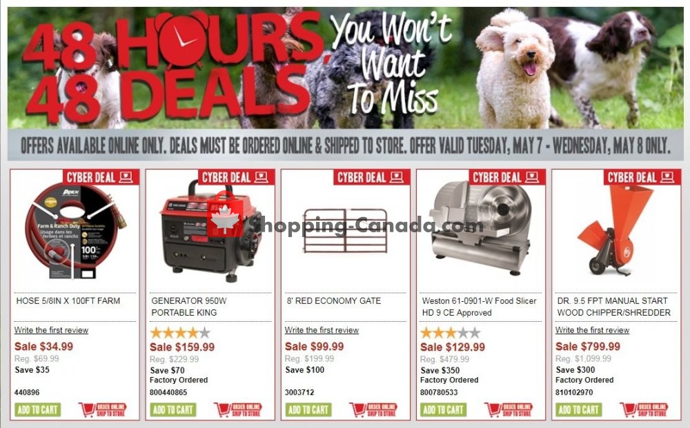 TSC Stores flyer from Tuesday May 7, 2019 to Wednesday May 8, 2019 - page 1