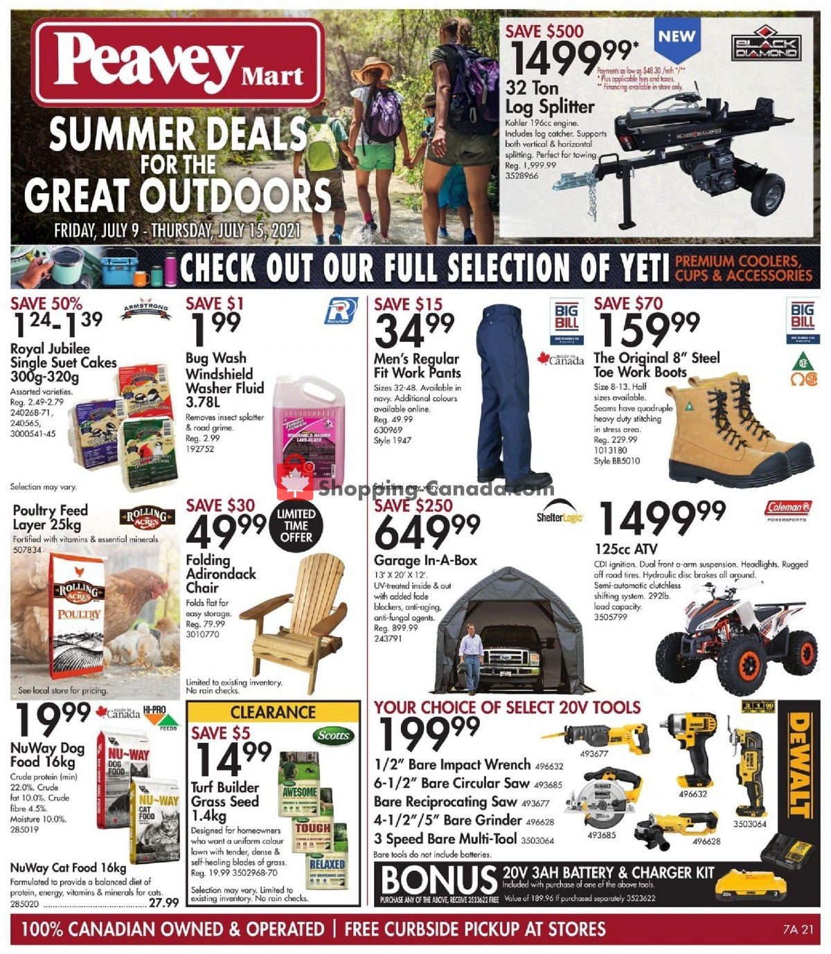 TSC Stores flyer from Friday July 9, 2021 to Thursday July 15, 2021 - page 1