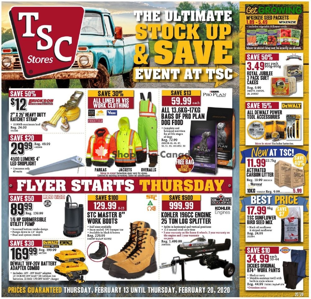 TSC Stores Canada, flyer (The Ultimate Stock Up and Save) February