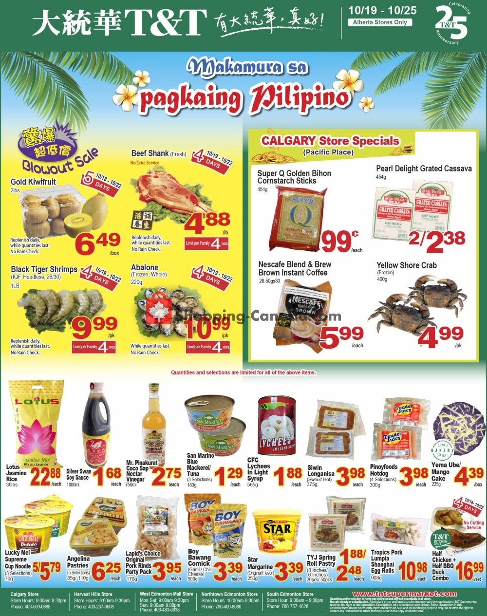 T&T Supermarket flyer from Friday October 19, 2018 to Thursday October 25, 2018 - page 3