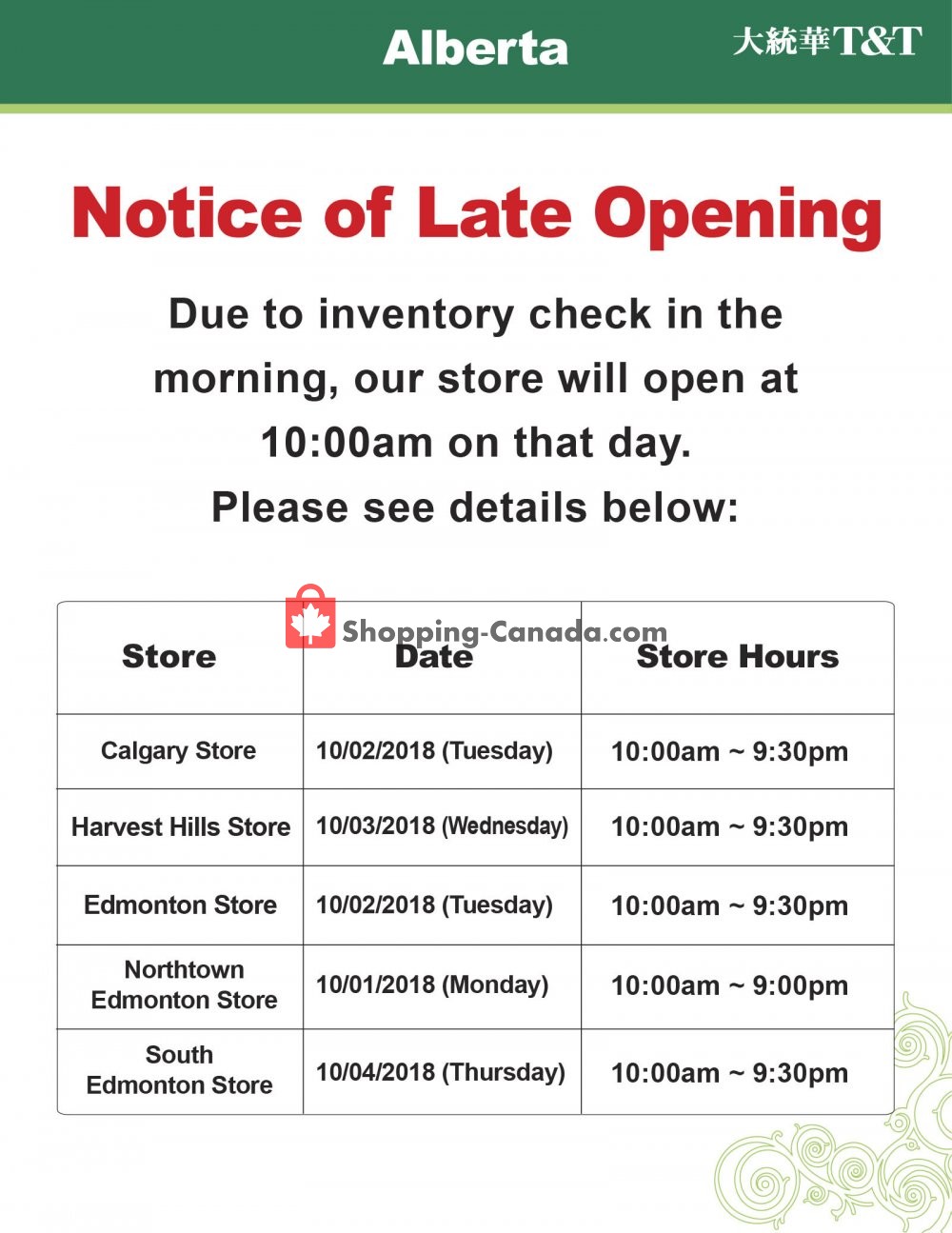 T&T Supermarket flyer from Friday September 28, 2018 to Thursday October 4, 2018 - page 6