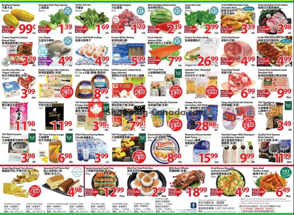 T&T Supermarket flyer from Friday March 8, 2019 to Thursday March 14, 2019 - page 2