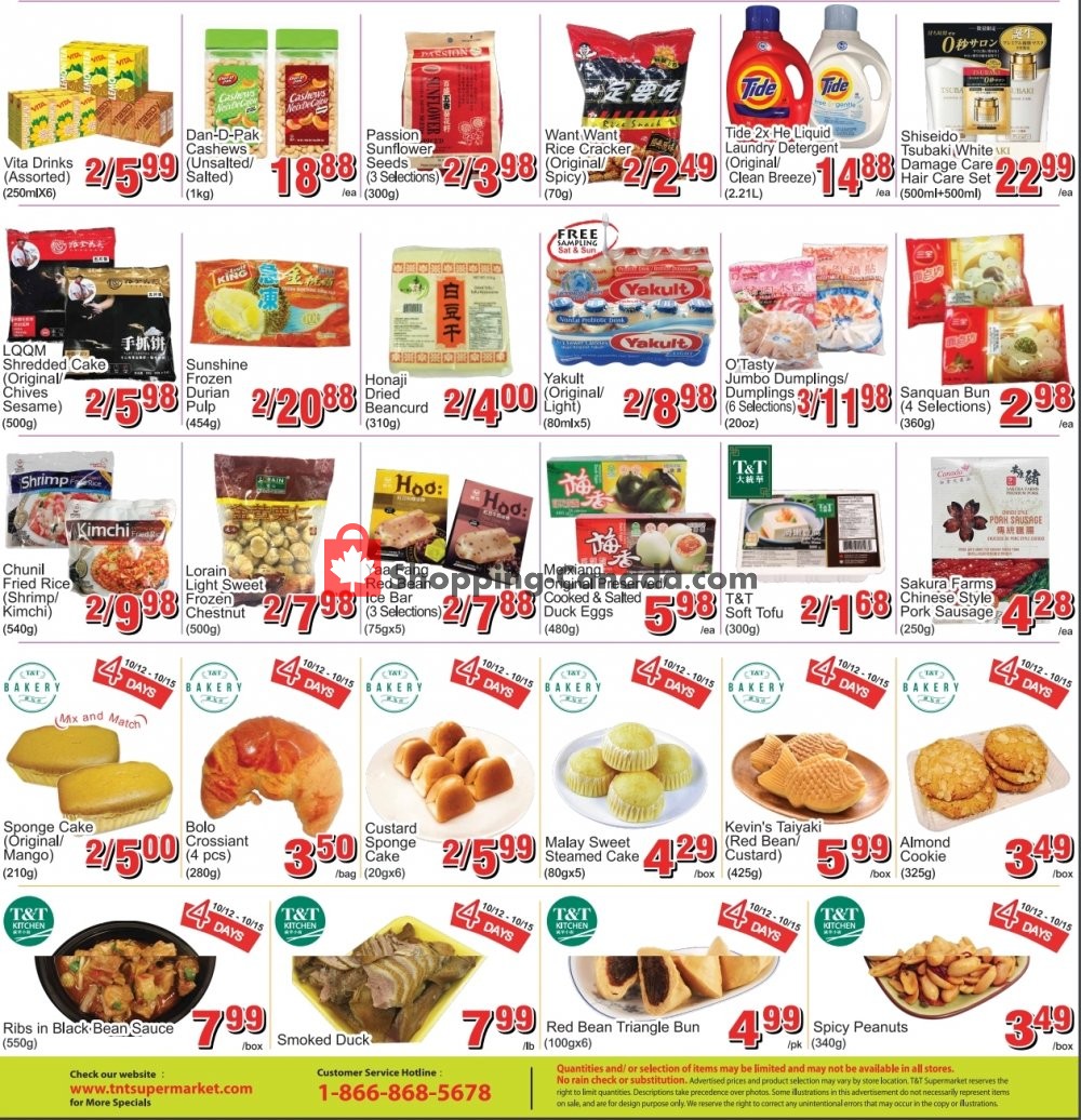 T&T Supermarket flyer from Friday October 12, 2018 to Thursday October 18, 2018 - page 4