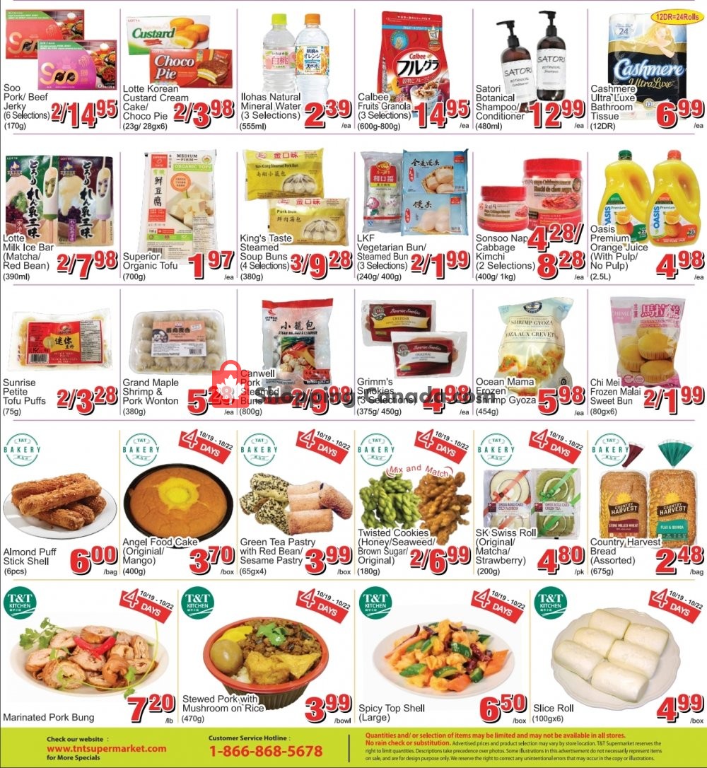 T&T Supermarket flyer from Friday October 19, 2018 to Thursday October 25, 2018 - page 4
