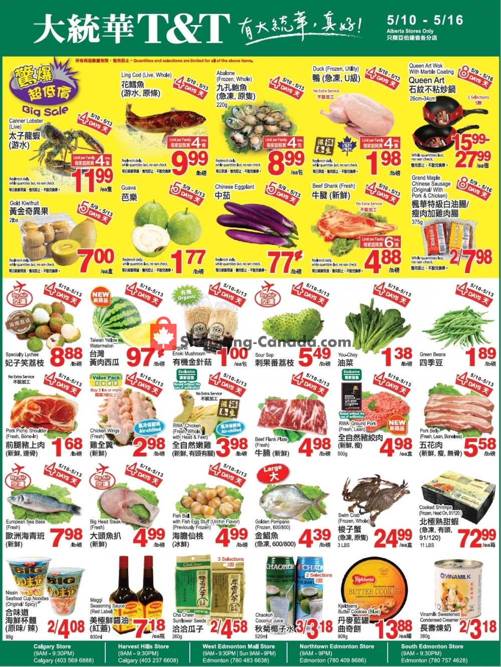 T&T Supermarket flyer from Friday May 10, 2019 to Thursday May 16, 2019 - page 1