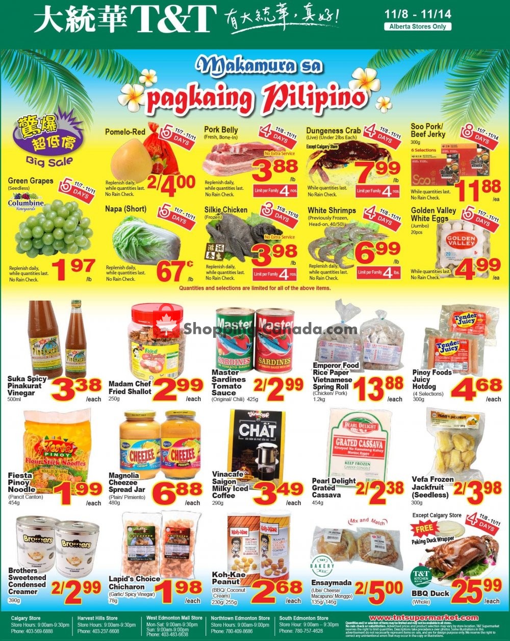 T&T Supermarket flyer from Friday November 8, 2019 to Thursday November 14, 2019 - page 3