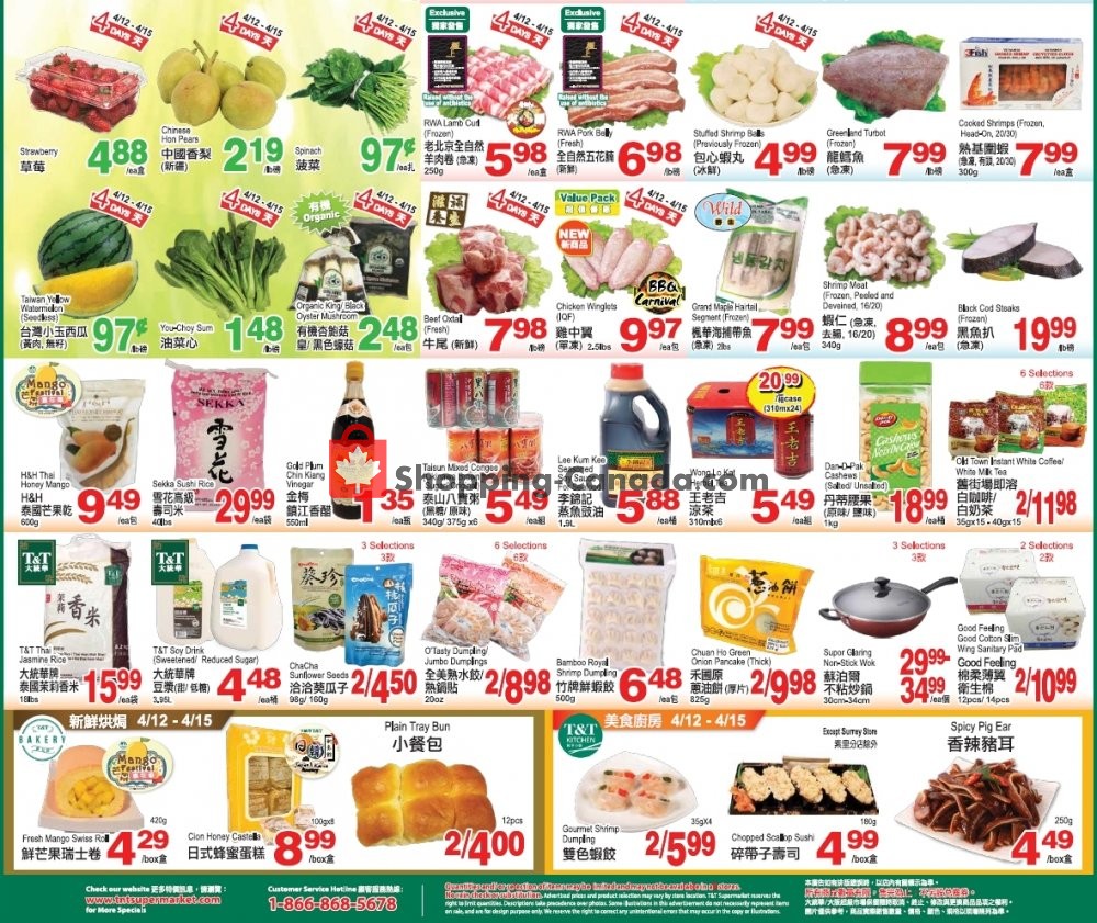 T&T Supermarket flyer from Friday April 12, 2019 to Thursday April 18, 2019 - page 2