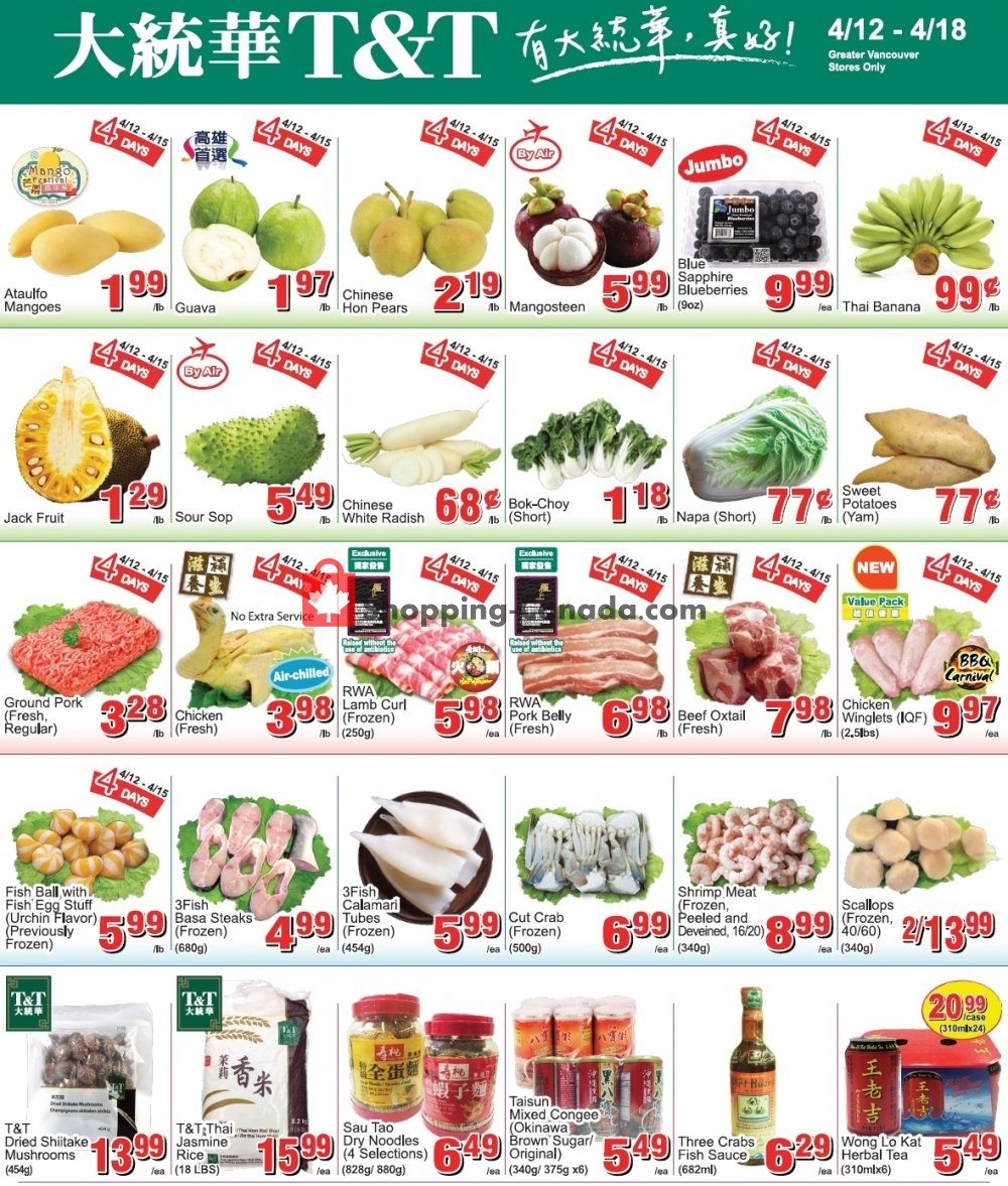 T&T Supermarket flyer from Friday April 12, 2019 to Thursday April 18, 2019 - page 3