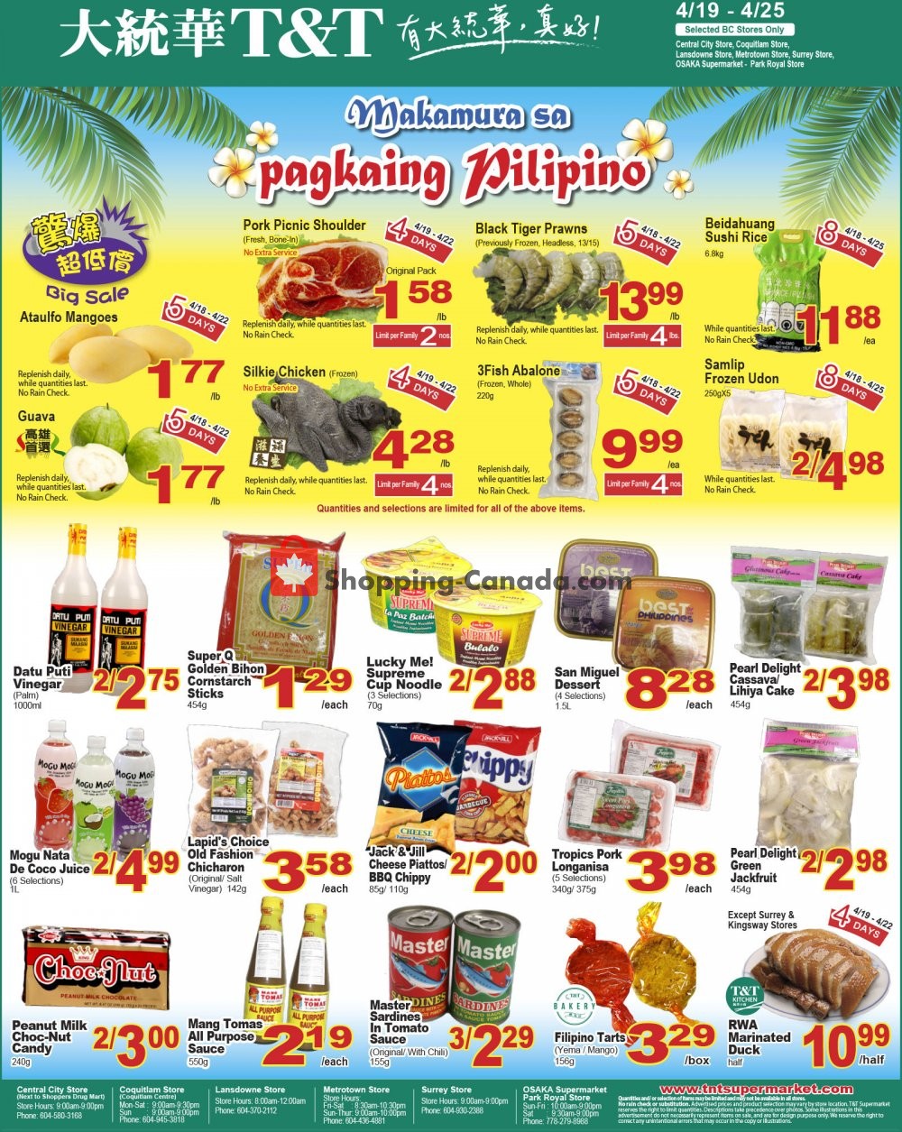 T&T Supermarket flyer from Friday April 19, 2019 to Thursday April 25, 2019 - page 3