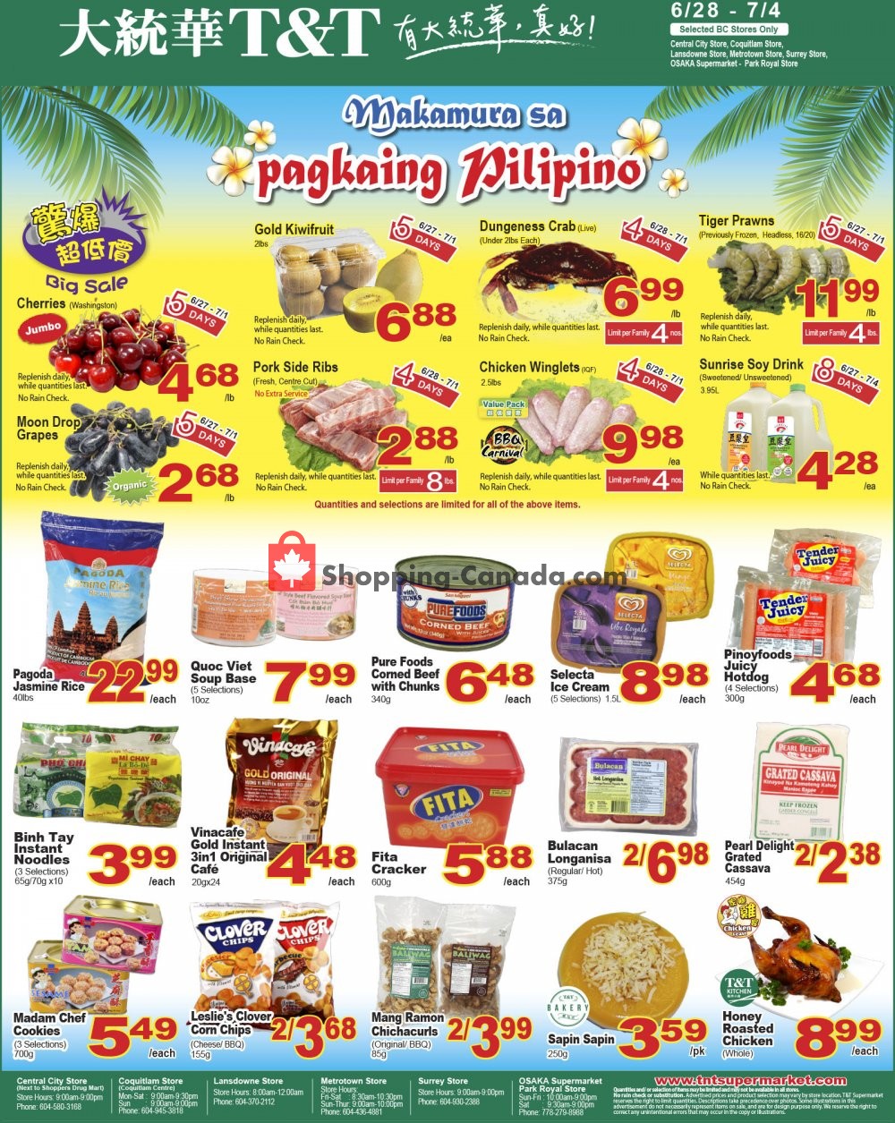T&T Supermarket flyer from Friday June 28, 2019 to Thursday July 4, 2019 - page 3