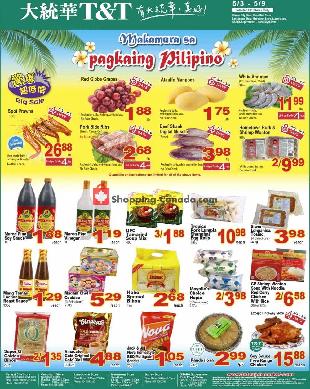 T&T Supermarket flyer from Friday May 3, 2019 to Thursday May 9, 2019 - page 3