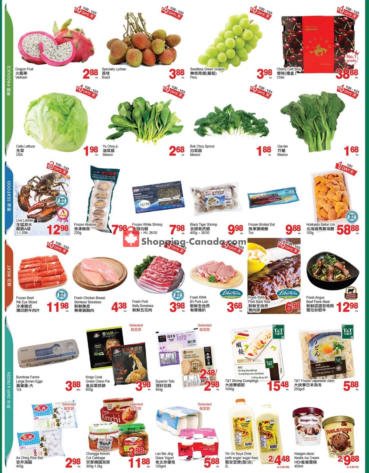 T&T Supermarket flyer from Friday January 20, 2023 to Thursday January 26, 2023 - page 2