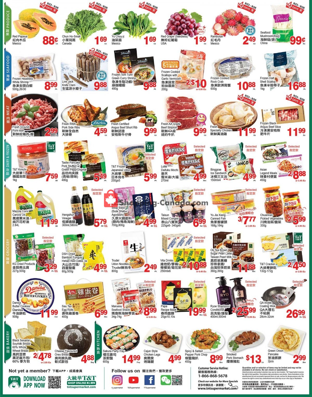 T&T Supermarket flyer from Friday September 23, 2022 to Thursday September 29, 2022 - page 2