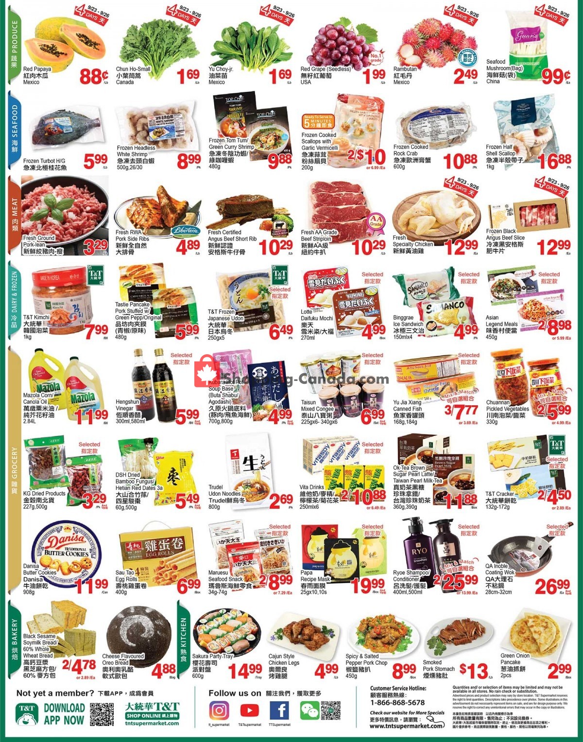 T&T Supermarket flyer from Friday September 23, 2022 to Thursday September 29, 2022 - page 2