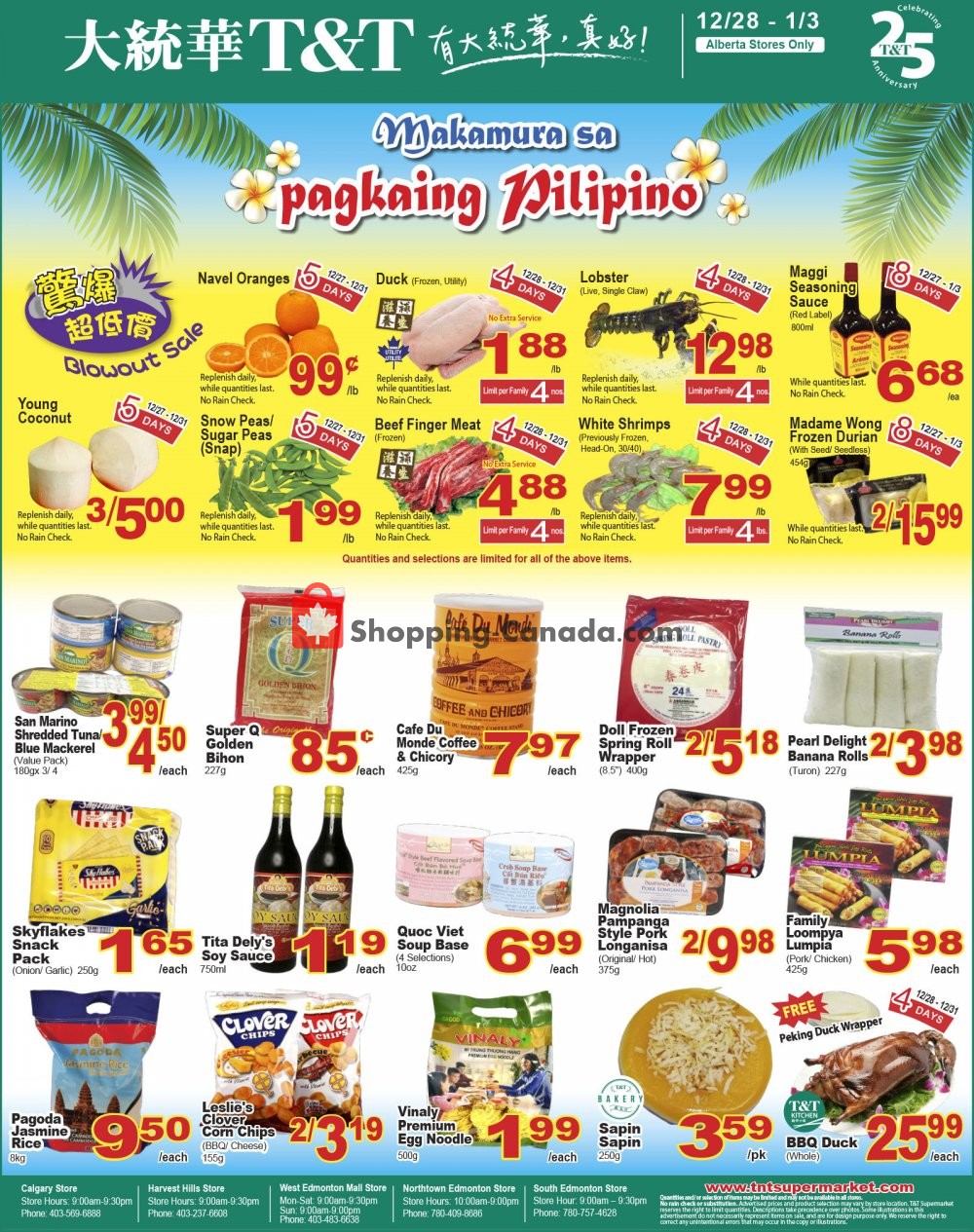 T&T Supermarket flyer from Friday December 28, 2018 to Thursday January 3, 2019 - page 3