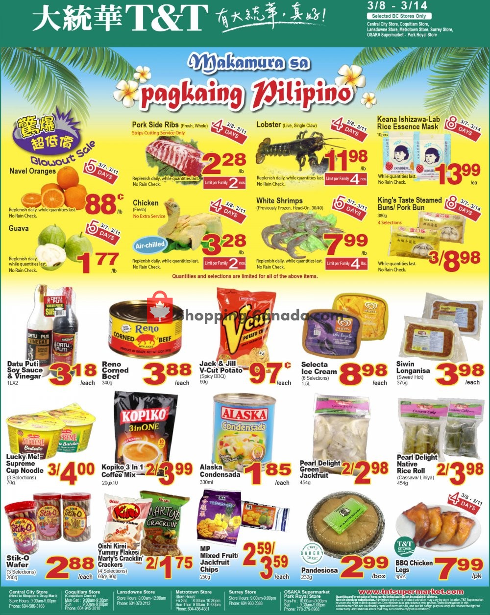 T&T Supermarket flyer from Friday March 8, 2019 to Thursday March 14, 2019 - page 5