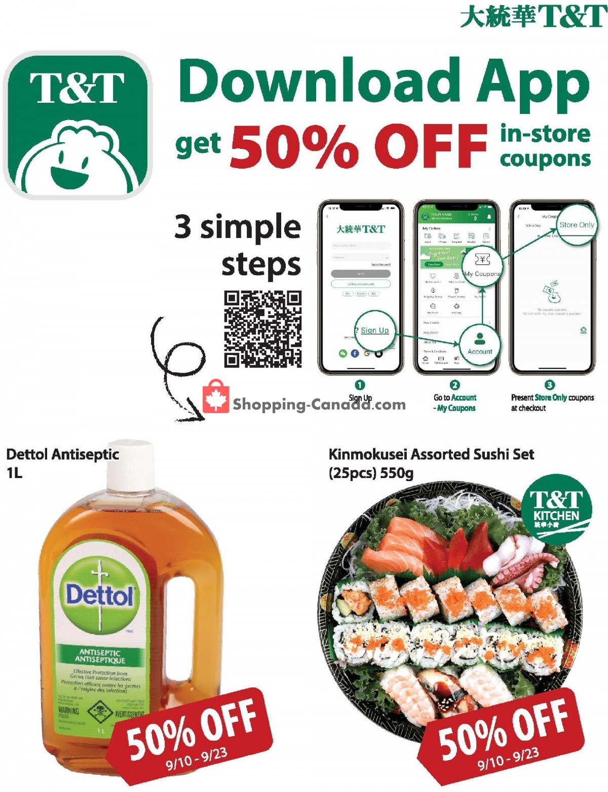 T&T Supermarket flyer from Friday September 10, 2021 to Thursday September 16, 2021 - page 1