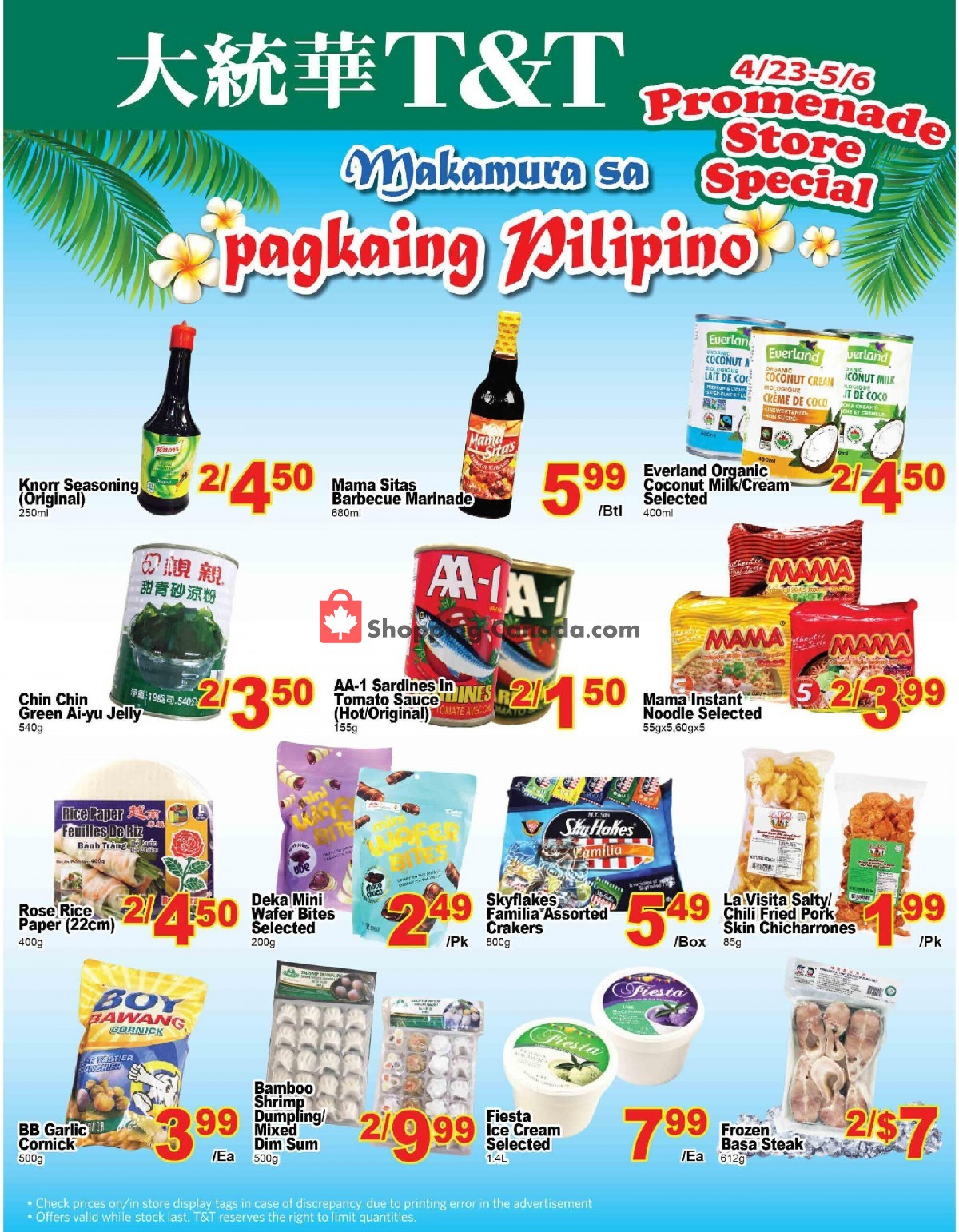 T&T Supermarket flyer from Friday April 23, 2021 to Thursday May 6, 2021 - page 1