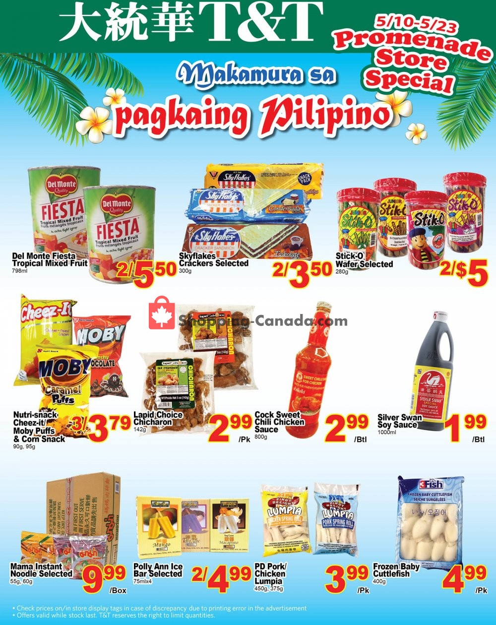 T&T Supermarket flyer from Friday May 10, 2019 to Thursday May 23, 2019 - page 1