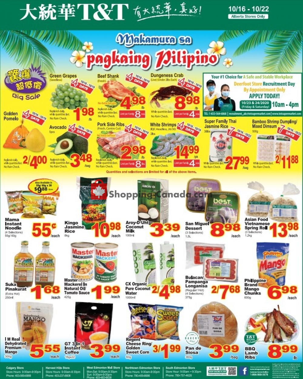 T&T Supermarket flyer from Friday October 16, 2020 to Thursday October 22, 2020 - page 4
