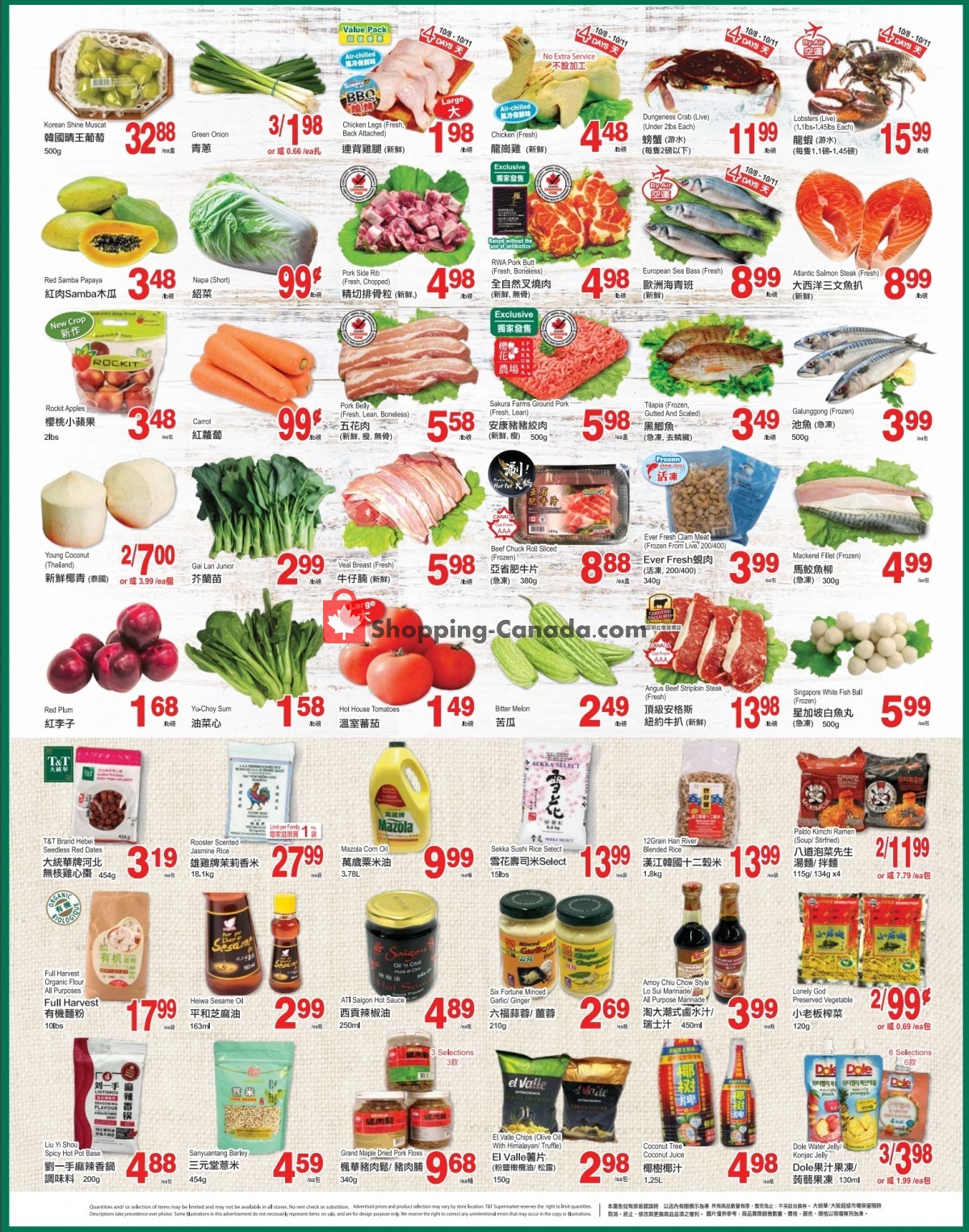T&T Supermarket flyer from Friday October 8, 2021 to Thursday October 14, 2021 - page 2