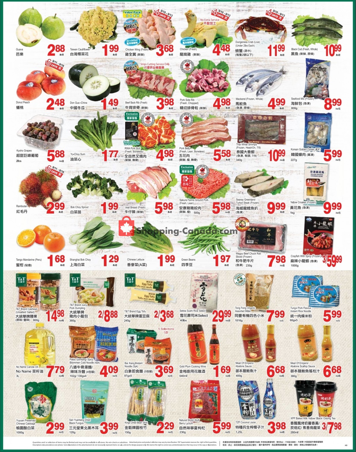 T&T Supermarket flyer from Friday September 10, 2021 to Thursday September 16, 2021 - page 3