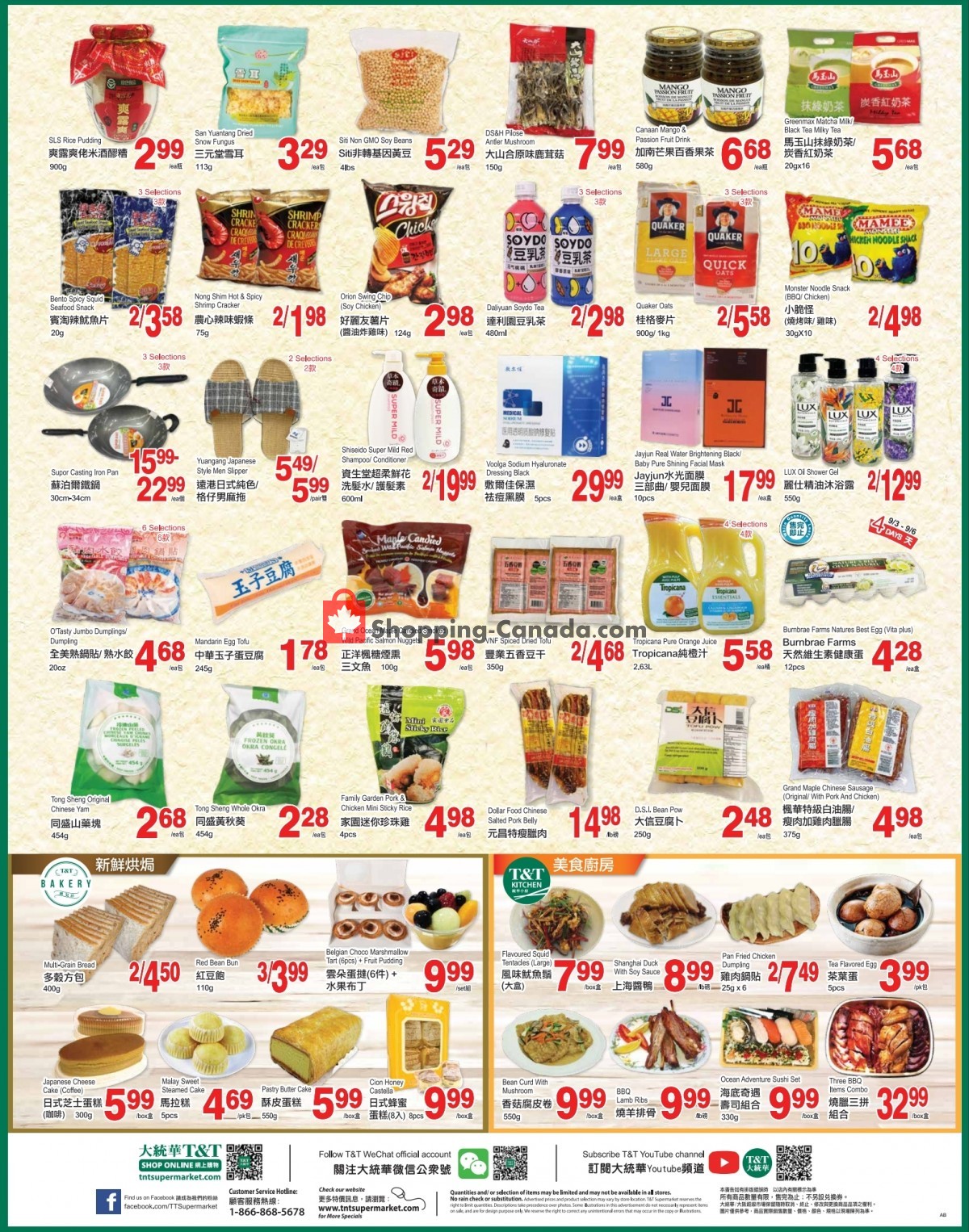 T&T Supermarket flyer from Friday September 3, 2021 to Thursday September 9, 2021 - page 4
