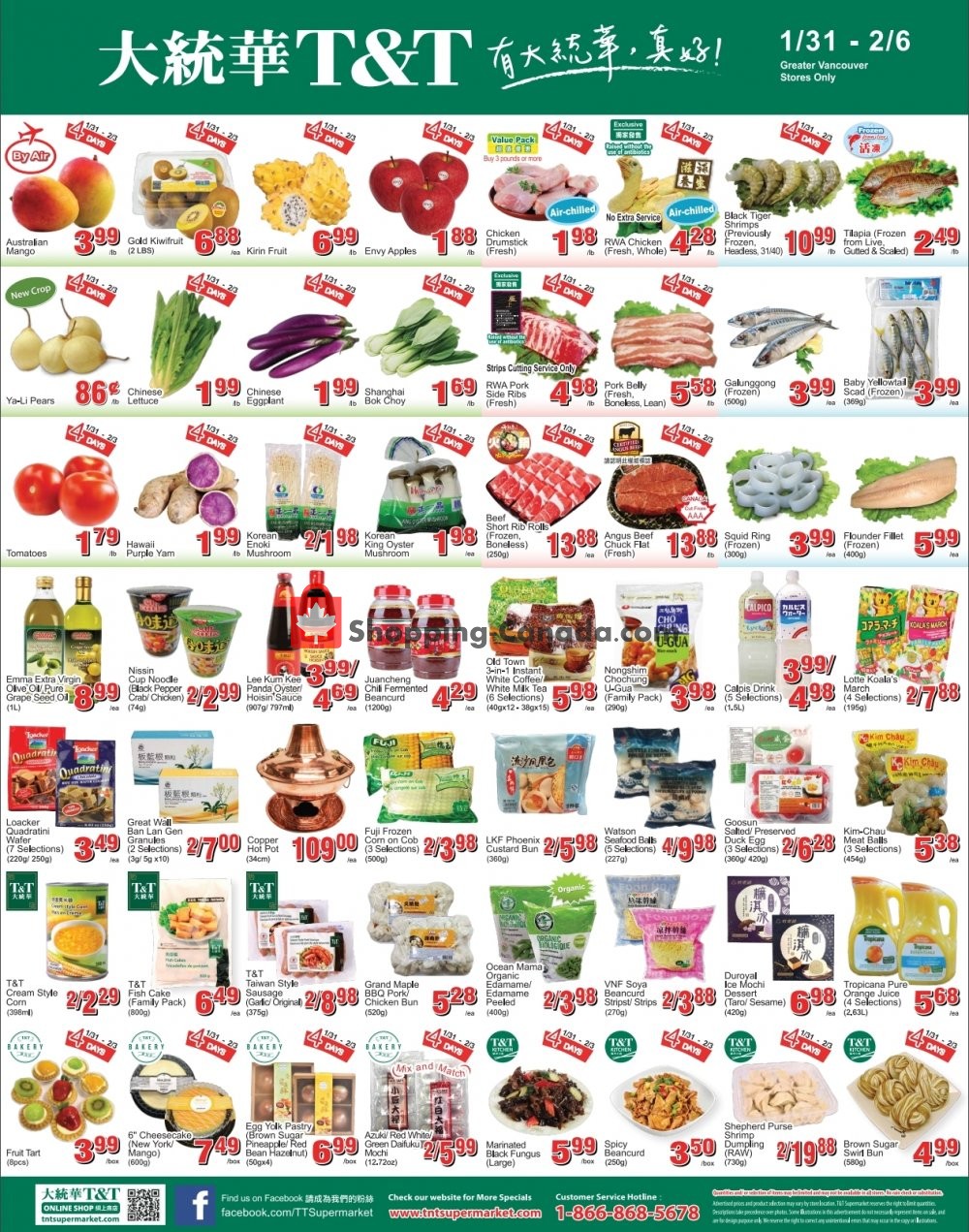 T&T Supermarket flyer from Friday January 31, 2020 to Thursday February 6, 2020 - page 2