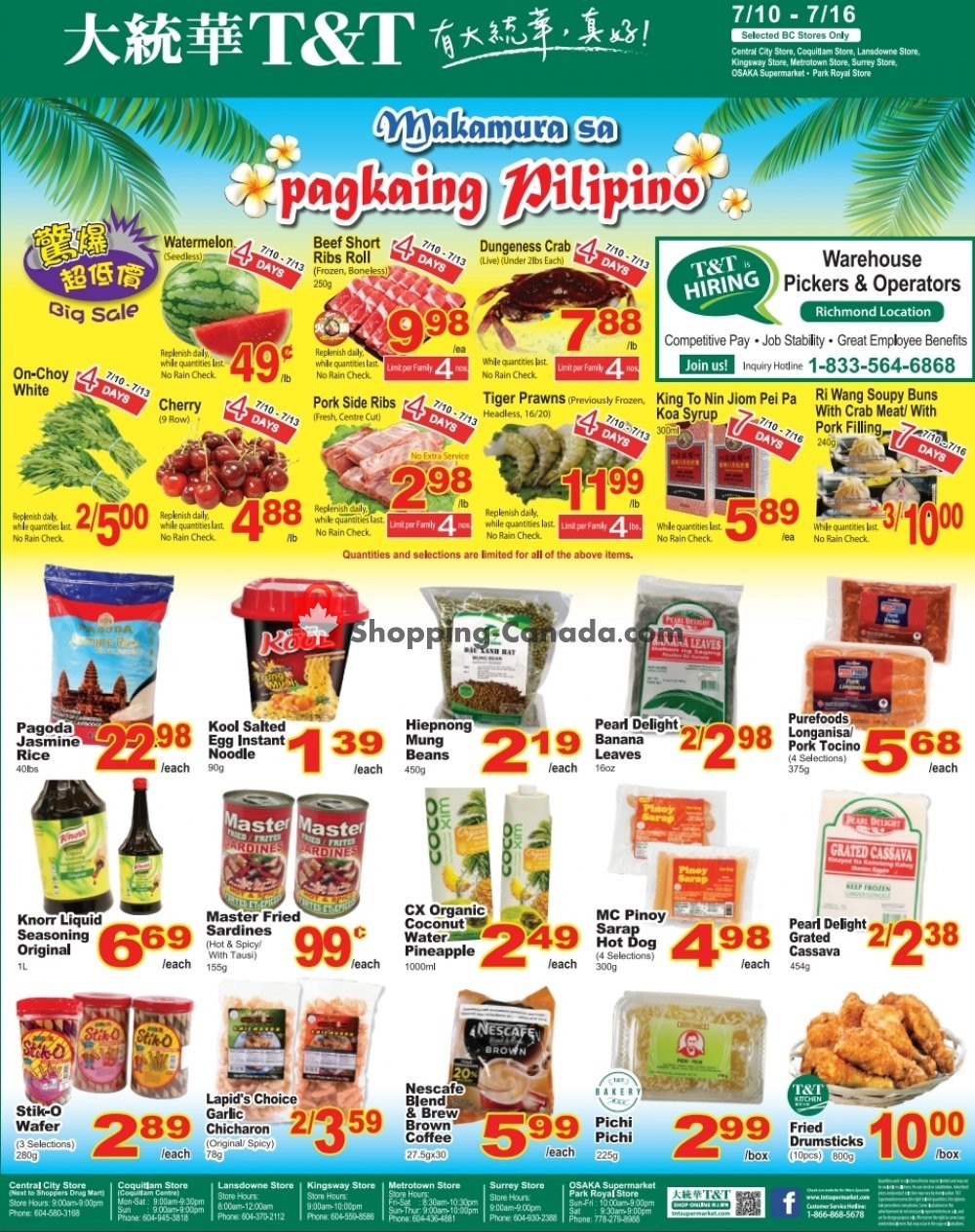 T&T Supermarket flyer from Friday July 10, 2020 to Thursday July 16, 2020 - page 3