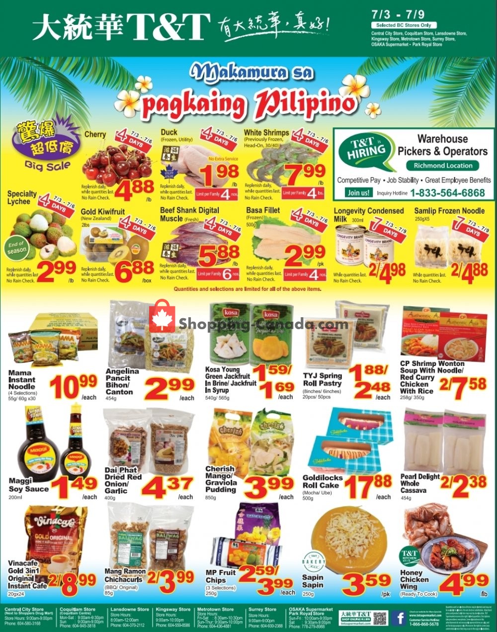 T&T Supermarket flyer from Friday July 3, 2020 to Thursday July 9, 2020 - page 7