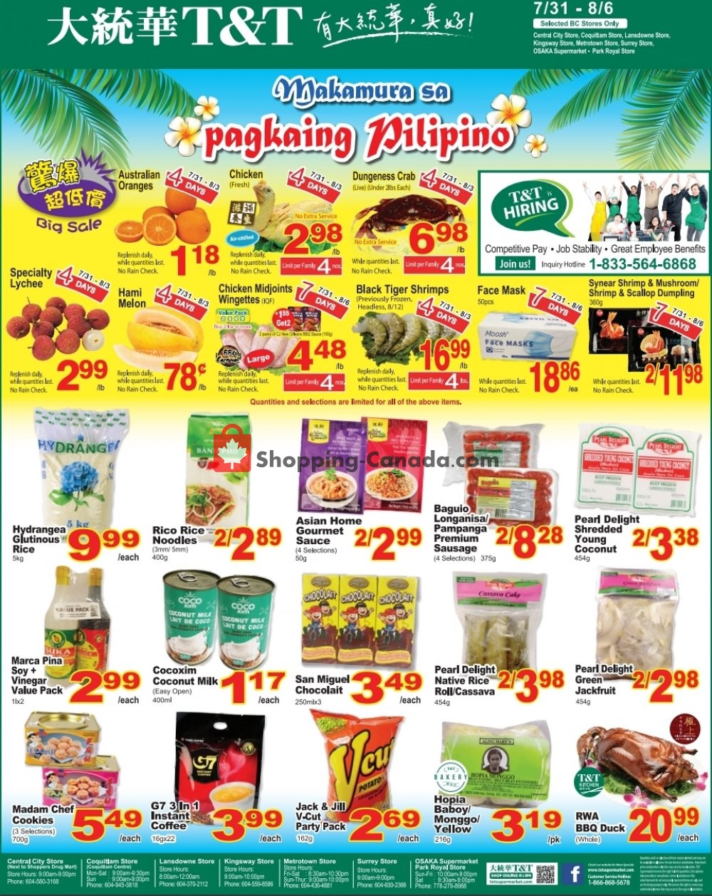 T&T Supermarket flyer from Friday July 31, 2020 to Thursday August 6, 2020 - page 4