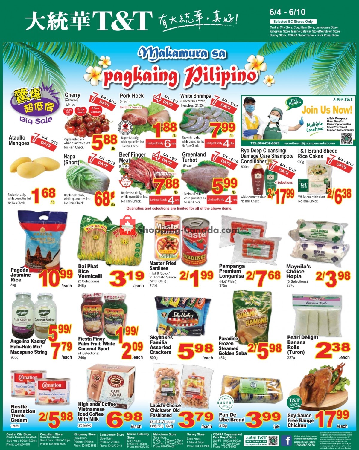 T&T Supermarket flyer from Friday June 4, 2021 to Thursday June 10, 2021 - page 1