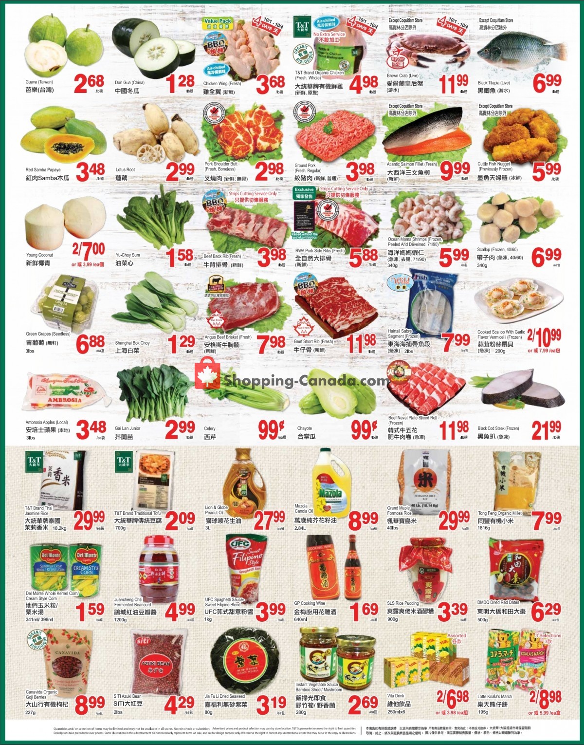T&T Supermarket flyer from Friday October 1, 2021 to Thursday October 7, 2021 - page 2