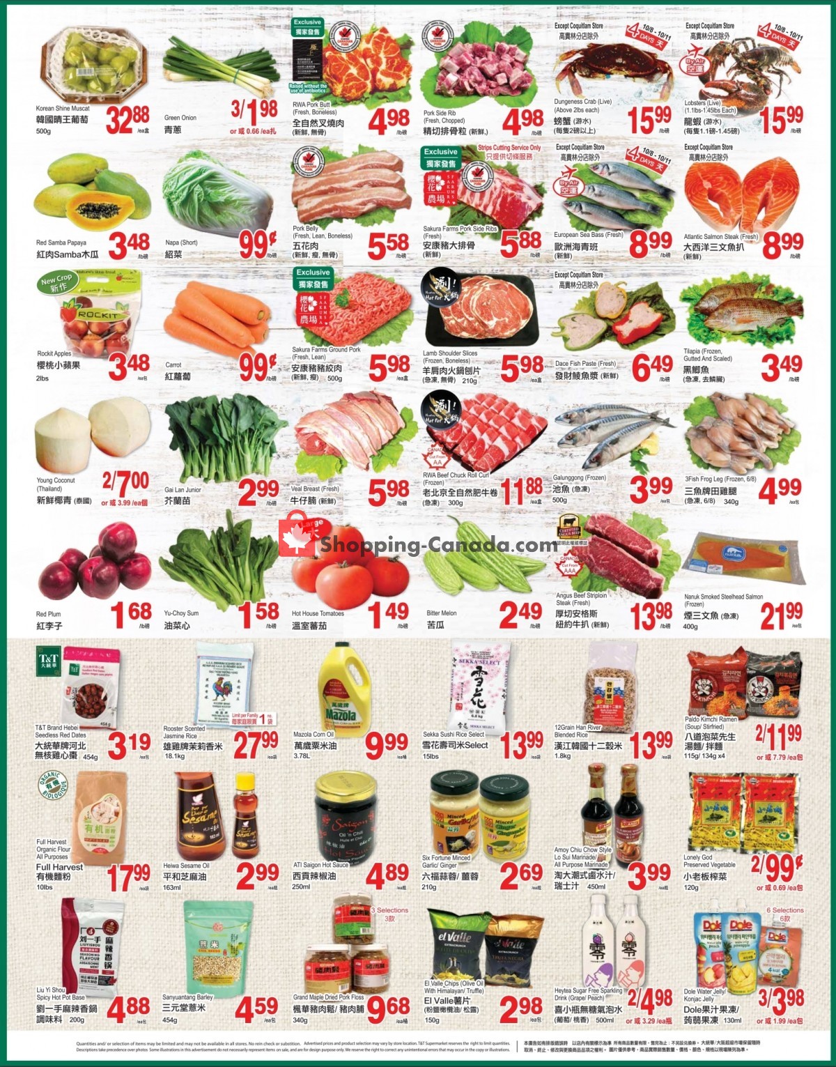 T&T Supermarket flyer from Friday October 8, 2021 to Thursday October 14, 2021 - page 2