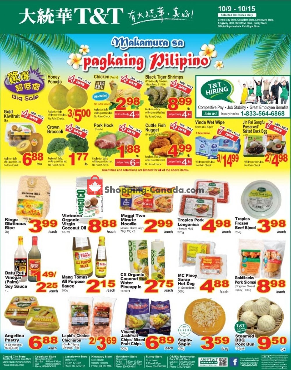 T&T Supermarket flyer from Friday October 9, 2020 to Thursday October 15, 2020 - page 4