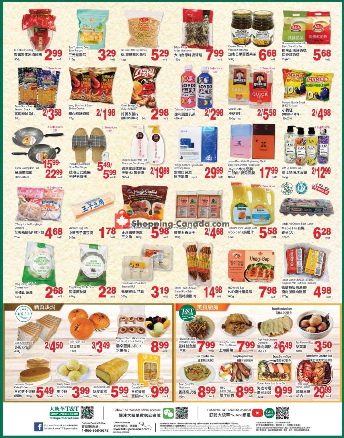 T&T Supermarket flyer from Friday September 3, 2021 to Thursday September 9, 2021 - page 4